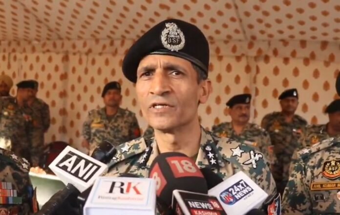 BSF conducts surveillance at the Line of Control in Kashmir