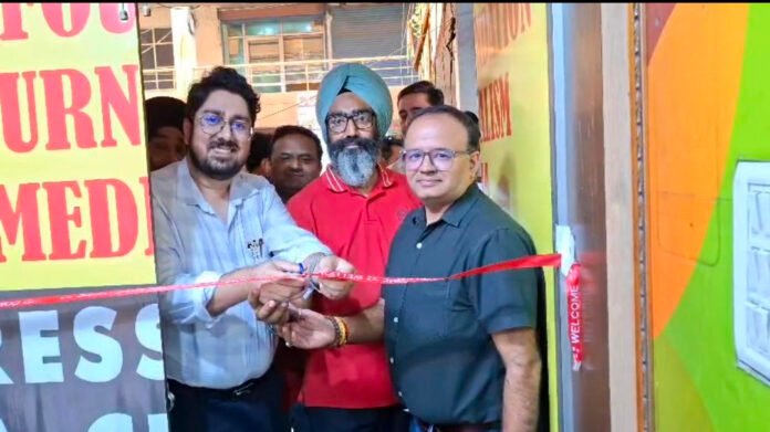 Dr. Tahir Rufayee inaugurates NFJM Press and Media Centre in Jammu