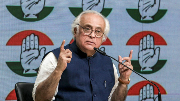 Congress party leader Jairam Ramesh speaking on environmental laws