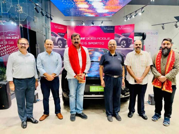 Mahindra BE 6 SPORTEQ showcased at the launch event